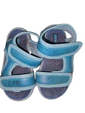 Teva Light Blue Kids Velcro Sandals